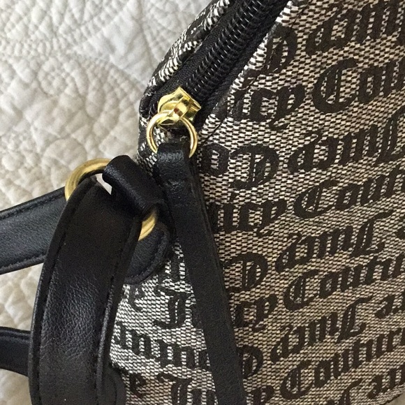Juicy Couture black signature canvas satchel bag - Picture 8 of 9